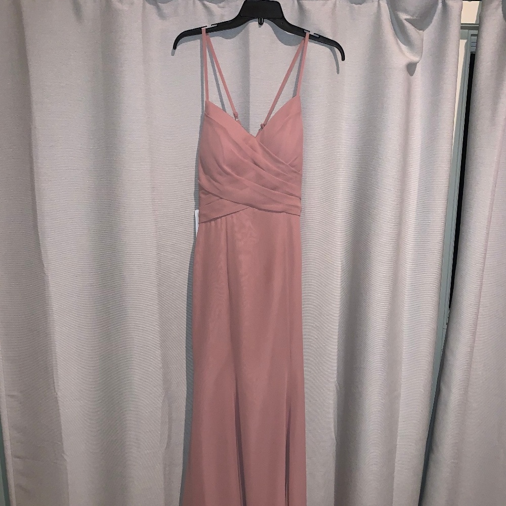 Azazie Bridesmaid Dress in Dusty Rose "Carolina"